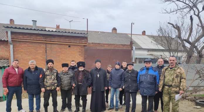 Протоиерей Роман Андропов принял участие в годовом собрании хуторского казачьего общества