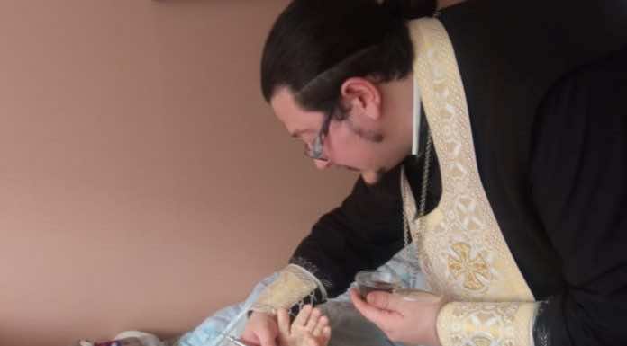 Иерей Александр Мачадо Сахнов совершил Таинство Соборования в пансионате для пожилых людей