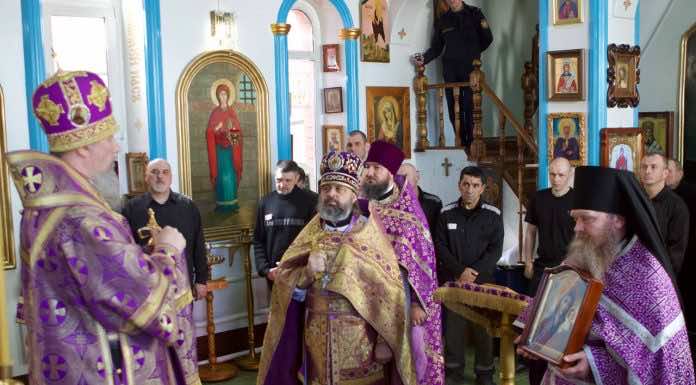 Митрополит Василий совершил Литургию в храме ИК-5 г. Апшеронска