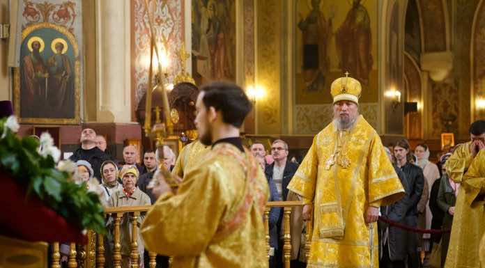 Правящий архиерей совершил Литургию Прощеного воскресенья в кафедральном соборе Краснодара