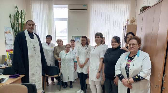 В Динской освятили здание дневного стационара районной больницы