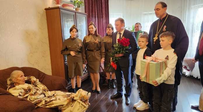 Протоиерей Иоанн Лапко принял участие в поздравлении ветеранов ВОВ станицы Динской