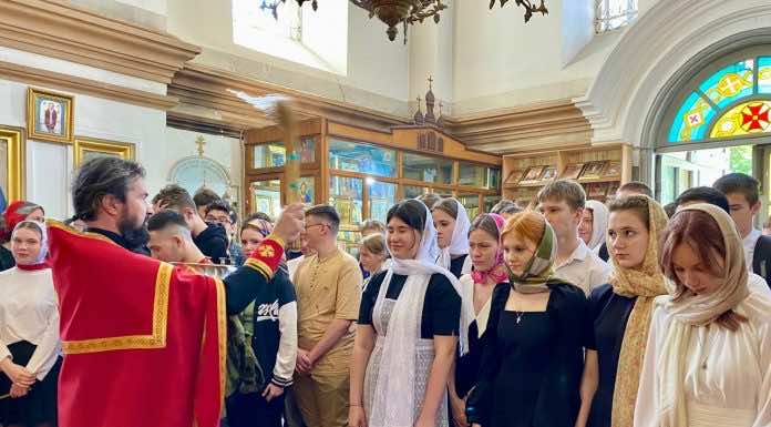 В храмах епархии состоялись молебны перед началом школьных экзаменов