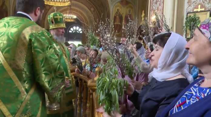 Видеосюжет. Вербное воскресенье в Екатеринодаре