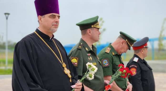 Благочинный принял участие в военно-патриотических мероприятиях Динского района
