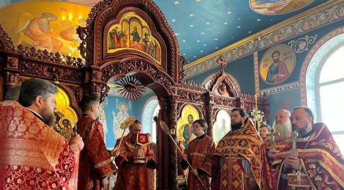 В день памяти святой Ксении Петербургской митрополит Василий совершил Литургию в храме станицы Елизаветинской