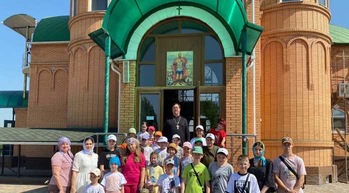 Школьники посетили храм преподобного Илии Муромского