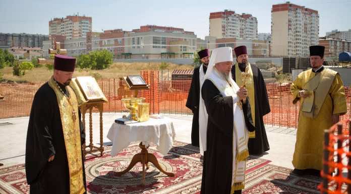 Видеосюжет. В Краснодаре заложили храм в честь святой княгини Ольги