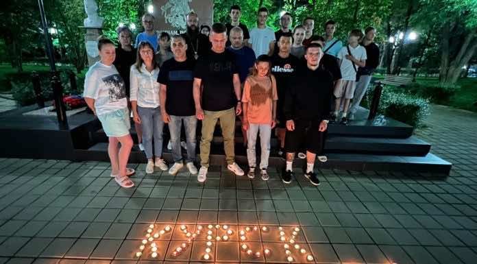 На хуторе Ленина священник принял участие в акции поддержки жителей Курска