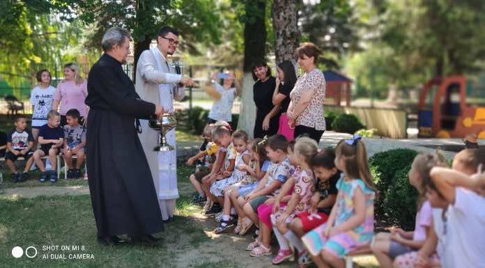 В детских садах Динского района прошли праздники, посвященные Преображению Господню