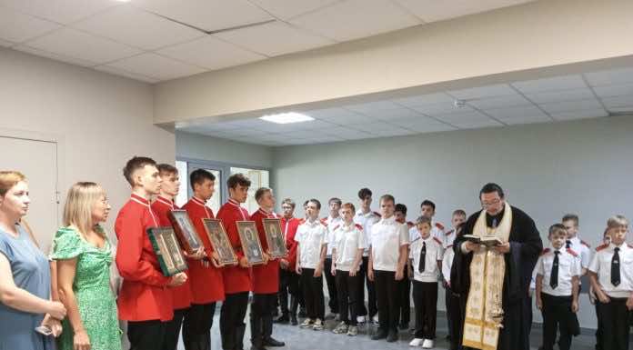 Штатный клирик Свято-Сергиевского храма совершил освящение учебного корпуса школы