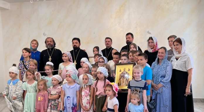 Открытие воскресной школы при храме святителя Николая