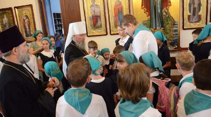 Видеосюжет. Митрополит Василий посетил православный семейный центр «Зерно веры»