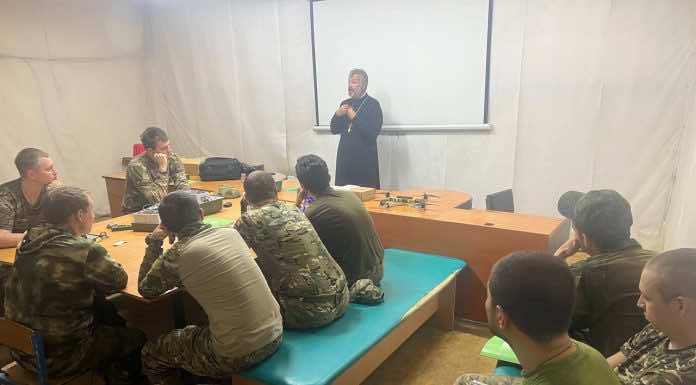 Иерей Евгений Ромазаев посетил военнослужащих в ЛДНР