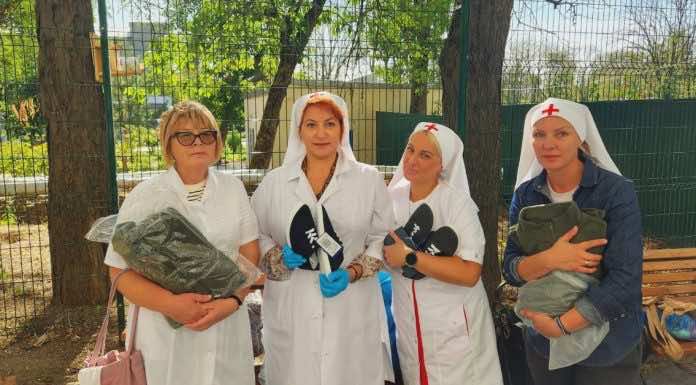 Сестры милосердия вернулись с послушания в госпитале Ростова-на-Дону