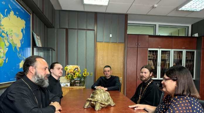 Протоиерей Роман Цокур встретился с проректором КубГАУ