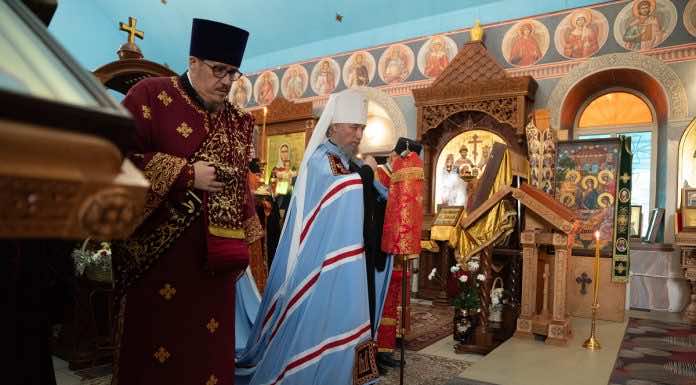 В Михайлов день митрополит Василий совершил Литургию в Михайло-Афонской Закубанской пустыни Адыгеи