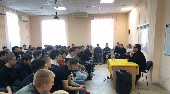 Иерей Владимир Иванов выступил перед студентами Краснодарского колледжа управления, техники и технологий