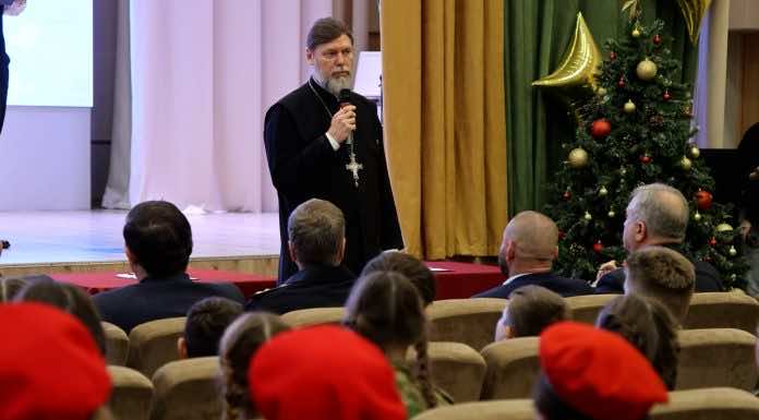 ВИДЕОСЮЖЕТ. Руководитель ОРОиК принял участие в открытии класса Росгвардии в гимназии № 87