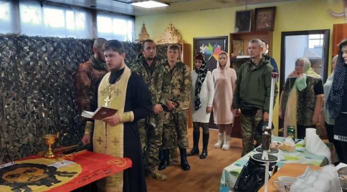 В храме Покрова Пресвятой Богородицы города Краснодара освятили гуманитарную помощь для СВО