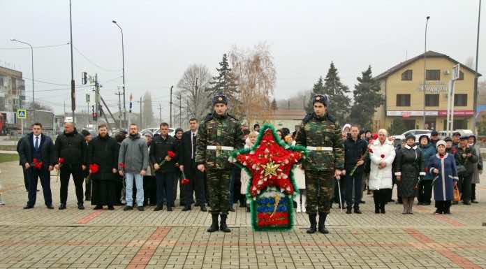 В станице Динской почтили подвиг Неизвестного солдата