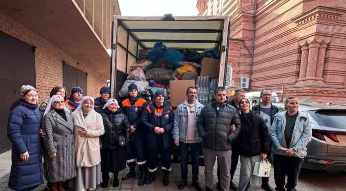 В военный госпиталь Ростова-на-Дону направили очередную партию гуманитарного груза