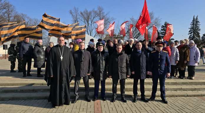 В день освобождения от немецко-фашистских захватчиков в станице Динской почтили память погибших