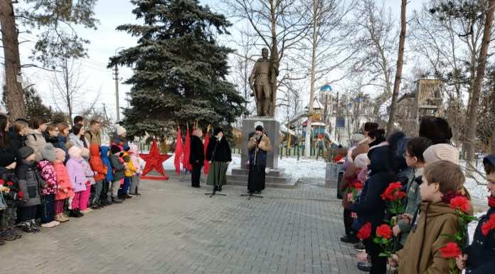 Иерей Сергий Коваленко принял участие в мероприятии, посвященном Дню освобождения села от фашистских захватчиков.