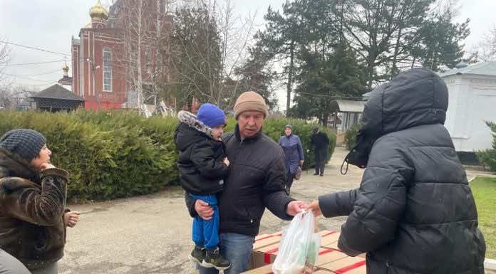 В храме Вознесения Господня в поселке Пашковском прошла благотворительная акция