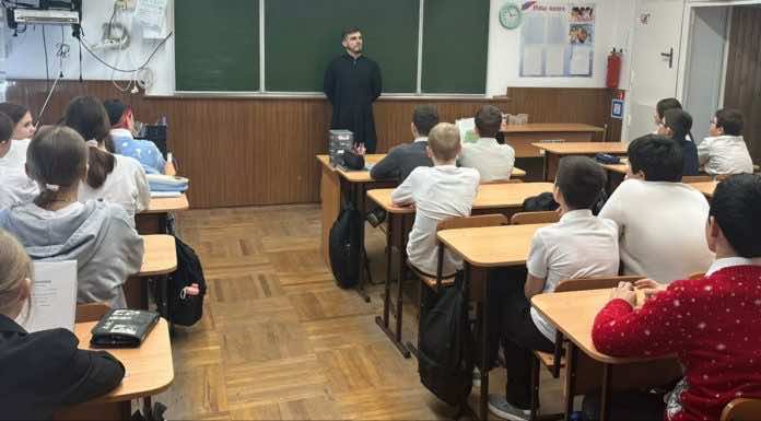 В Горячем Ключе состоялся урок, посвященный празднику Сретения