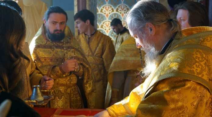 Митрополит Василий совершил чин Великого освящения храма на территории центра военно–патриотического воспитания «Патриот»