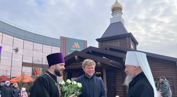 Митрополит Василий совершил Божественную Литургию в престольный день храма Сорока Севастийских мучеников