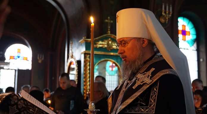 Митрополит Василий возглавил чтение второй части Покаянного канона в Свято-Троицком соборе Краснодара