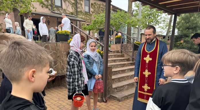 Школьники посетили храм Иоанна Крестителя города Краснодара