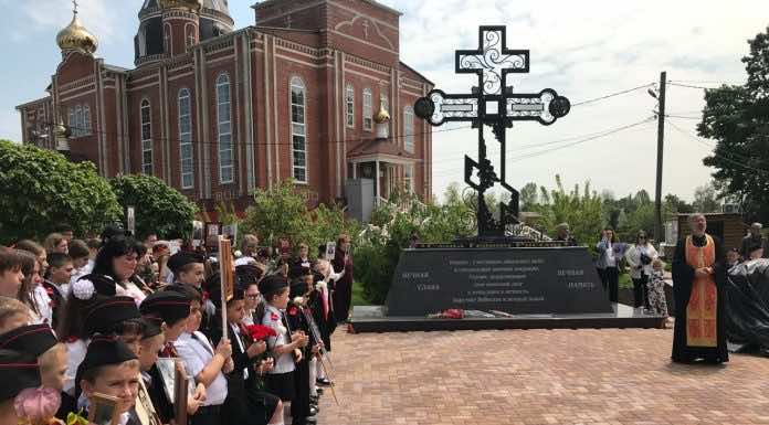 В храме Вознесения Господня состоялся митинг в честь 80-летия Великой Победы