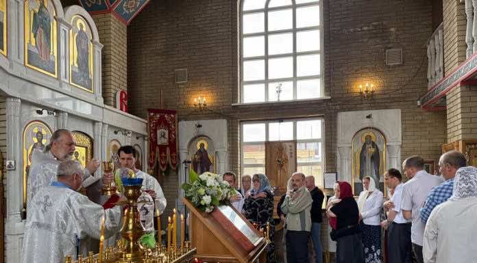 Сотрудники и пациенты психо-неврологического интерната ст. Северской посетили храм святителя Спиридона