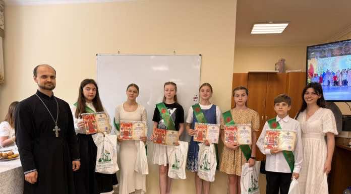 В детской воскресной школе при храме Святого Духа состоялся выпускной