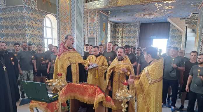 Краевой фестиваль «Основы военной подготовки» стартовал с молебна в храме святого мученика Иоанна Воина