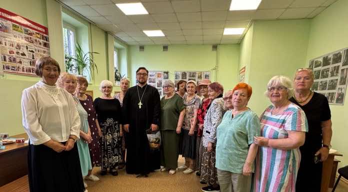 Иерей Владимир Иванов встретился с участниками ветеранской организации