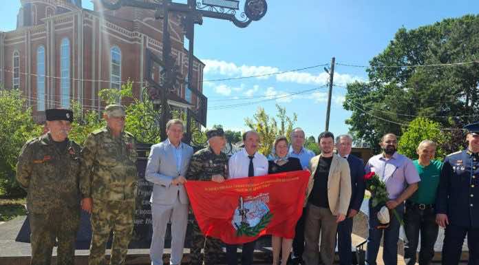 В День ветеранов боевых действий на территории храма Вознесения Господня состоялось торжественное мероприятие