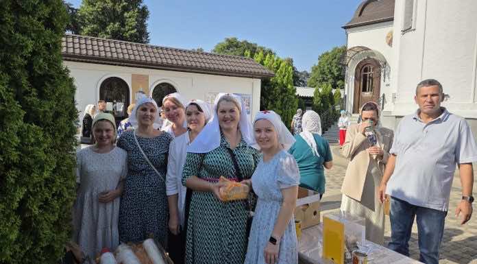 В Свято-Сергиевском храме города Краснодара состоялся традиционный благотворительный обед