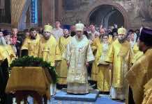 Преосвященные архиереи и духовенство совершили Всенощное бдение в монастыре Марии Магдалины в станице Роговской