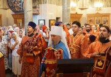 Митрополит Василий возглавил престольные торжества в Свято-Пантелеимоновском храме Краснодара