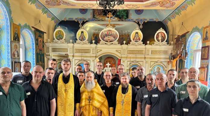 В храме при исправительной колонии № 14 отметили престольный праздник