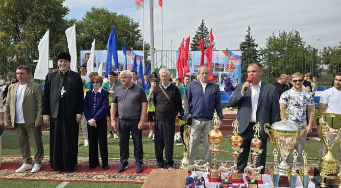 В станице Динской прошел спортивный турнир, посвящённый 80-летию Великой Победы и Году защитника Отечества