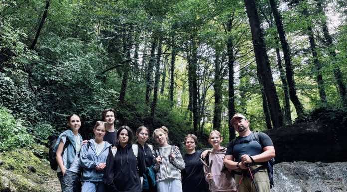 Молодежная община Свято-Троицкого храма совершила поход на Каверзинские водопады