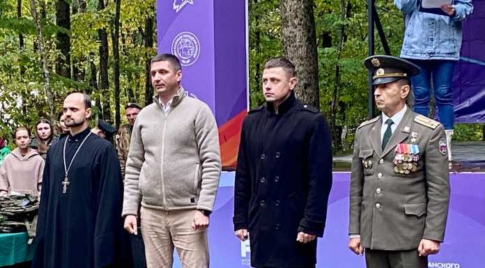 Духовник Юнармии принял участие в финале военно-спортивной игры «Зарница Кубани»