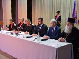 Священники приняли участие в отчётном сборе Лабинского казачьего отдела
