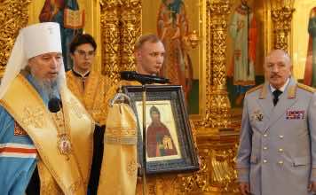 Видеосюжет о молебне в День сотрудника внутренних дел