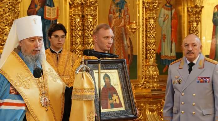 Видеосюжет о молебне в День сотрудника внутренних дел